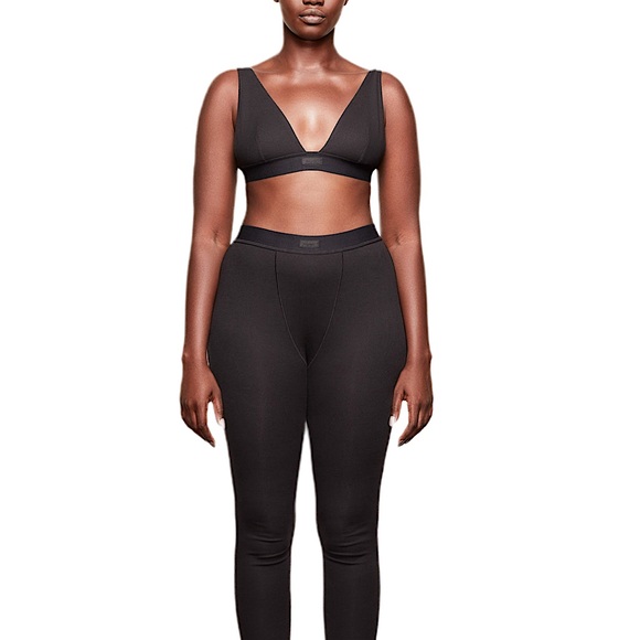 soot SKIMS cotton rib leggings - Picture 3 of 10